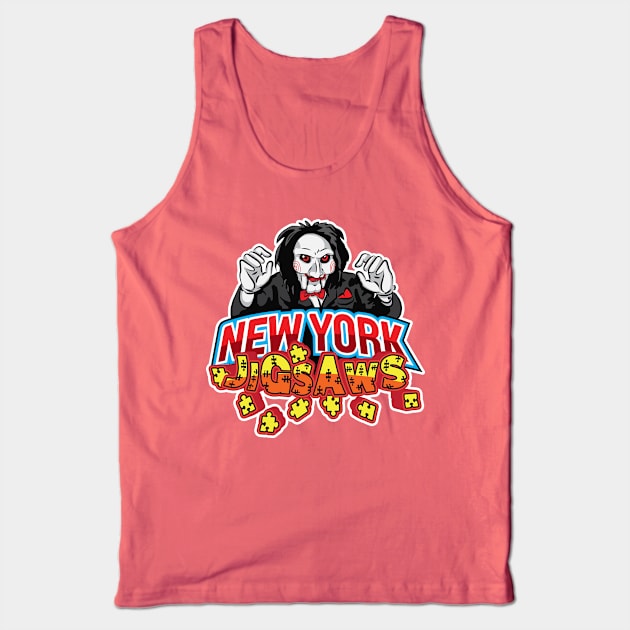 New York Jigsaws Tank Top by Qspark